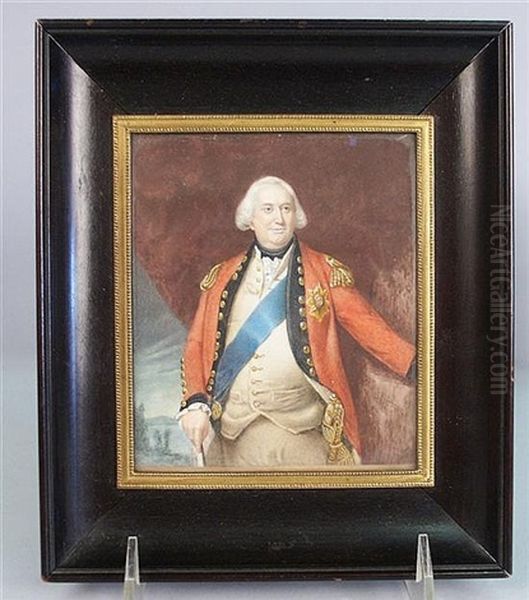 Portrait Of Lord Cornwallis Oil Painting by George Freeman