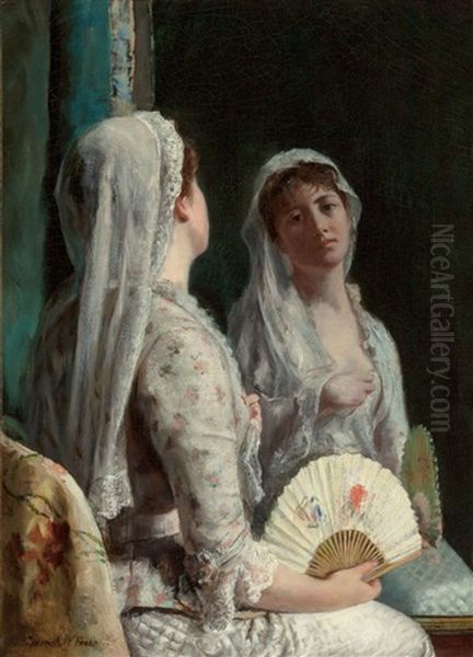 The Old Veil Oil Painting by Frederick Warren Freer