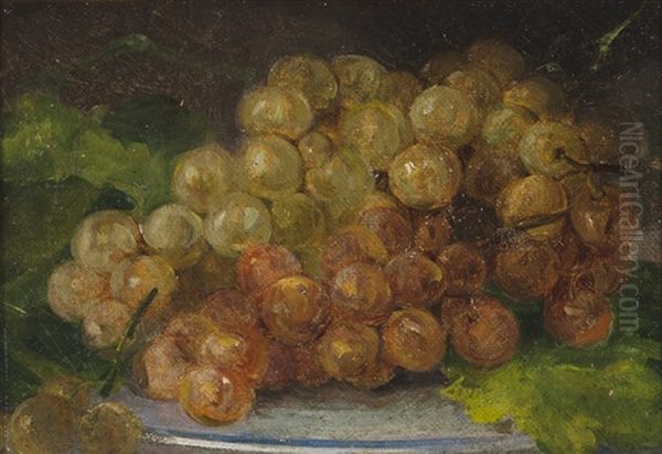 Still-life With Grapes Oil Painting by Luciano Freire