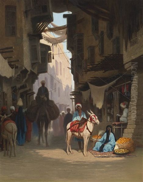 The Souk by Charles Theodore (Frere Bey) Frere