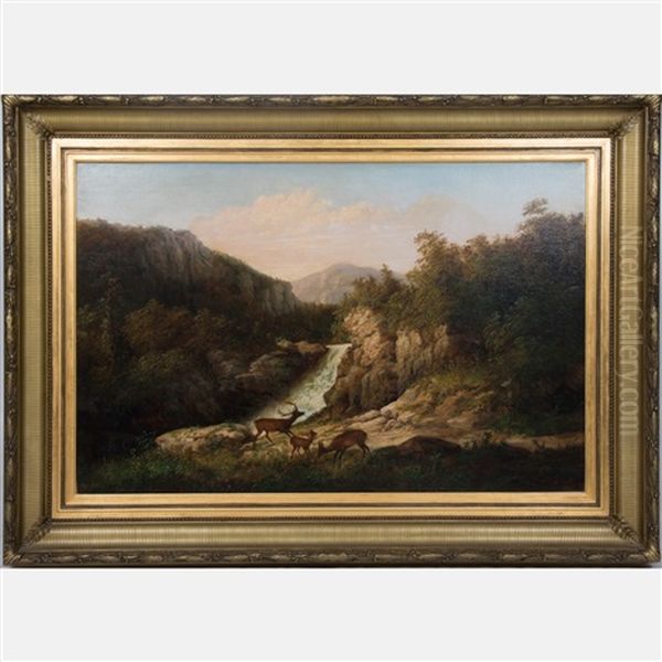 North Carolina Oil Painting by William Charles Anthony Frerichs