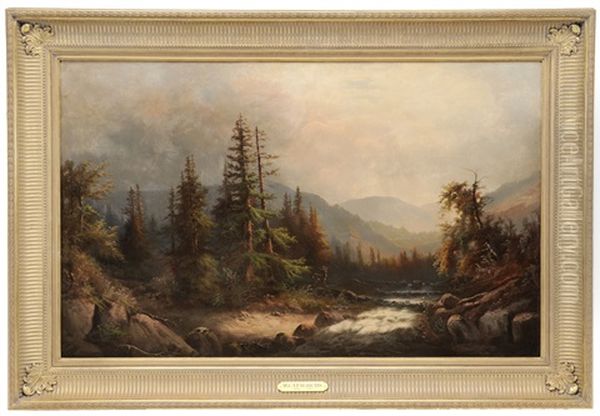 North Carolina Landscape Oil Painting by William Charles Anthony Frerichs