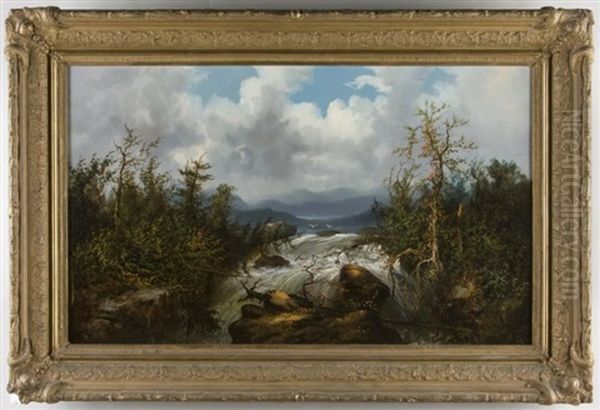 Landscape Oil Painting by William Charles Anthony Frerichs