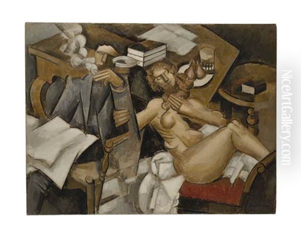 La Vie Conjugale Oil Painting by Roger de La Fresnaye