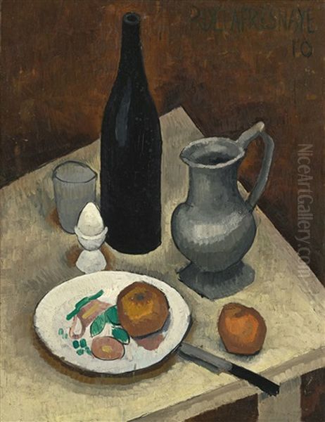 Nature Morte A L'oeuf Oil Painting by Roger de La Fresnaye