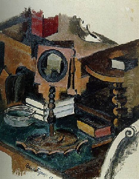 Le Coin De Table Oil Painting by Roger de La Fresnaye