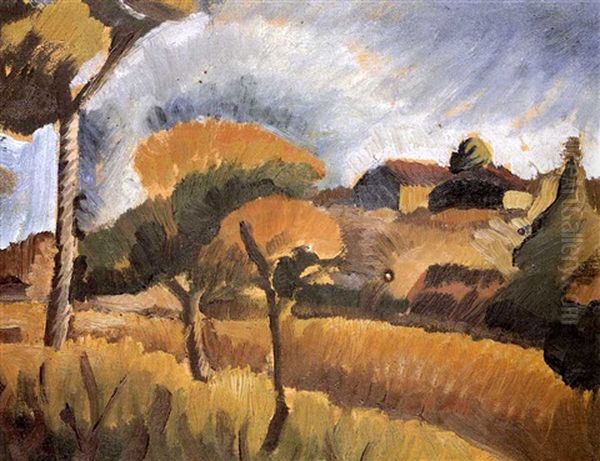 Paysage D'automne Oil Painting by Roger de La Fresnaye