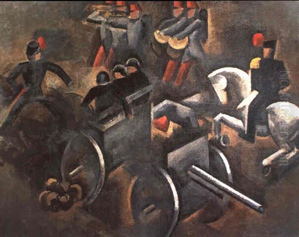 L'artillerie Oil Painting by Roger de La Fresnaye