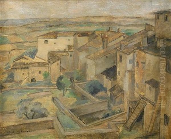 San Gimignano, Toscana Oil Painting by Axel Fridell