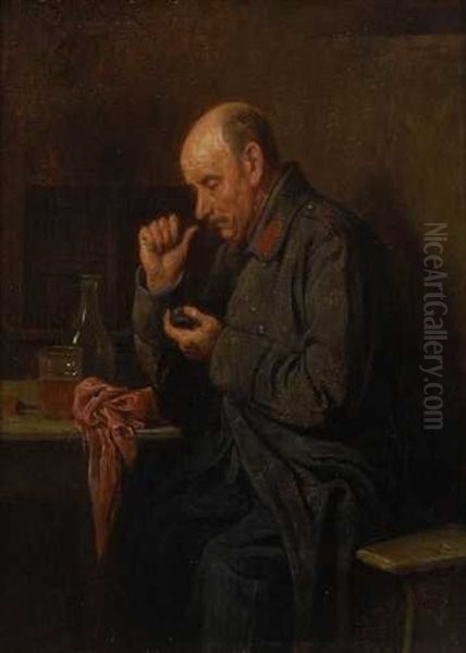 Die Prise Oil Painting by Friedrich Ritter von Malheim Friedlaender