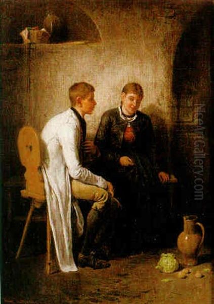 Kurtis I Koket Oil Painting by Friedrich Ritter von Malheim Friedlaender