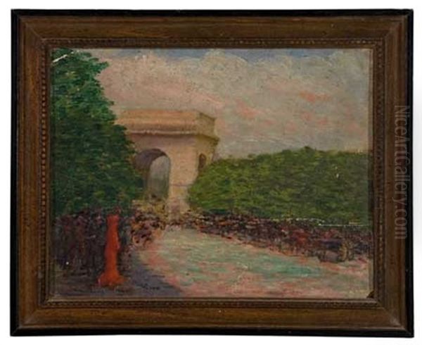 L'arc De Triomphe Oil Painting by Arnold Friedman