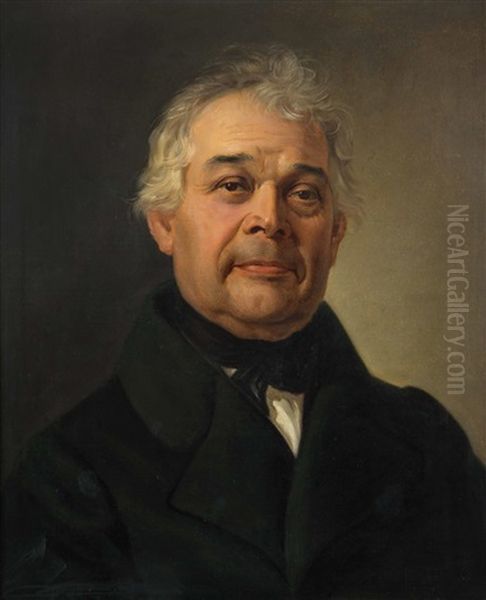 Portrat Von Johann Nebesky Oil Painting by Johann Nepomuk Friedrich