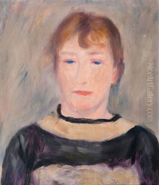 Gertrud, Die Frau Des Kunstlers Oil Painting by Fritz Friedrichs