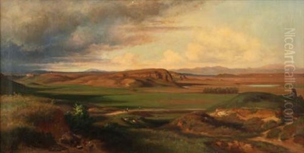 Weite Landschaft Oil Painting by Bernhard Fries