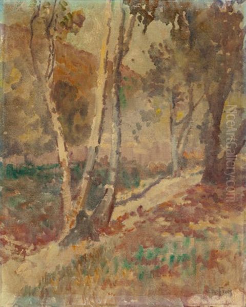 Hillside Near Foster, 1933 Oil Painting by Charles Arthur Fries