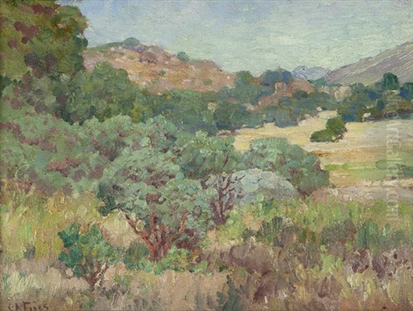 Manzanitas Near Hulburd Grove Oil Painting by Charles Arthur Fries