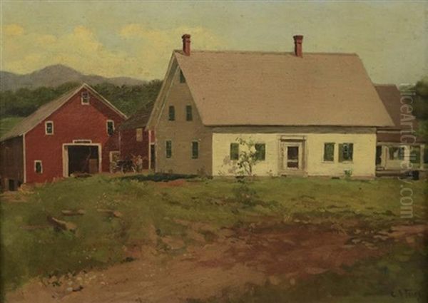 Warren Waitsfield Road, Vt Oil Painting by Charles Arthur Fries