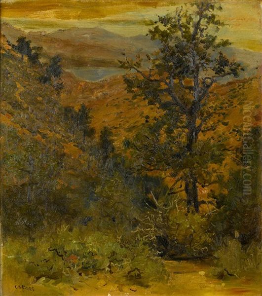 East San Diego Oil Painting by Charles Arthur Fries