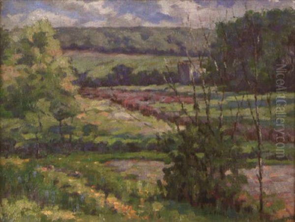 Landscape Oil Painting by Charles Arthur Fries