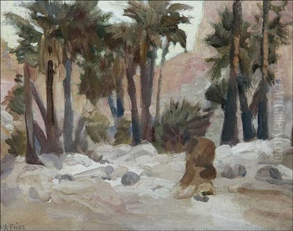 Landscape Oil Painting by Charles Arthur Fries