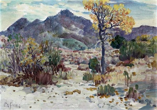 Autumn At Warners Oil Painting by Charles Arthur Fries