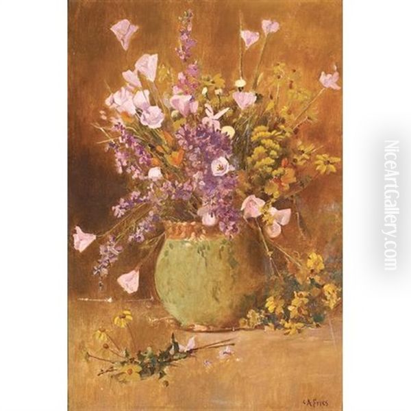 Summer Bouquet Oil Painting by Charles Arthur Fries