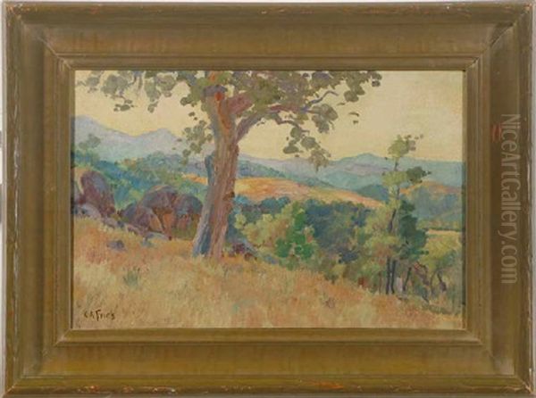 Earl Morn Mesa Grande Oil Painting by Charles Arthur Fries