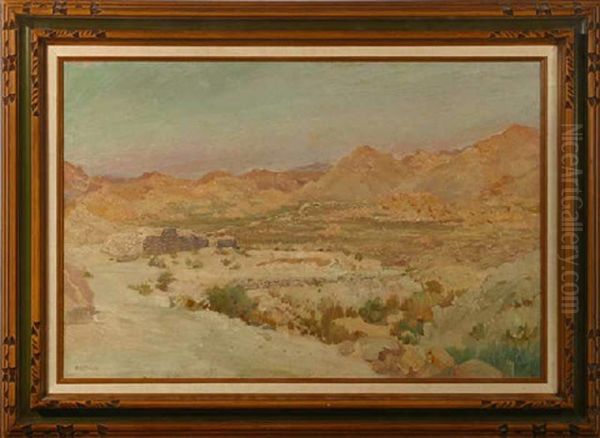 The Abandoned Fort - Mountain Spring Oil Painting by Charles Arthur Fries