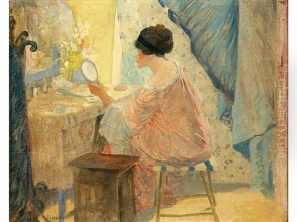 The Dressing Table Oil Painting by Frederick Carl Frieseke