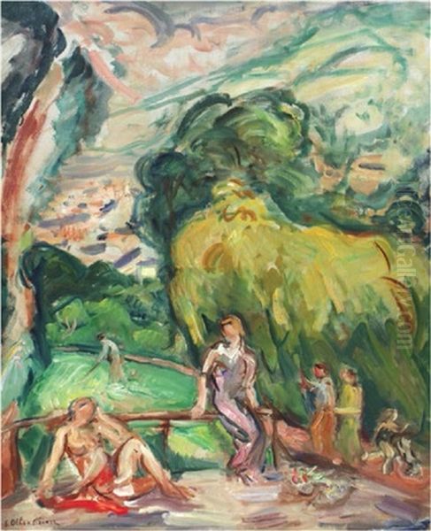 Rast Oil Painting by Achille-Emile Othon Friesz