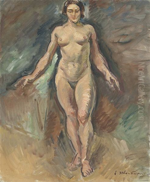 Nu (allegorie) Oil Painting by Achille-Emile Othon Friesz