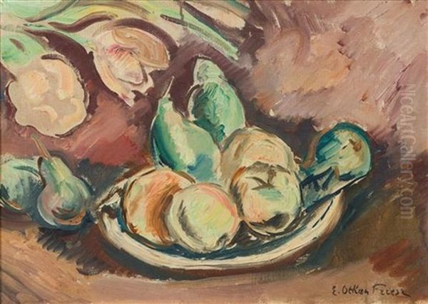 Nature Morte Aux Poires Oil Painting by Achille-Emile Othon Friesz