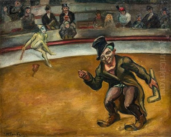 Circus Oil Painting by Achille-Emile Othon Friesz