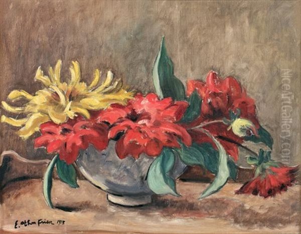 Bouquet De Fleurs Oil Painting by Achille-Emile Othon Friesz