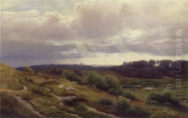 Paarupegnen Oil Painting by Hans Gabriel Friis