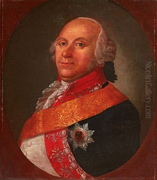 Frederick William Ii Oil Painting by Johann Christoph Frisch