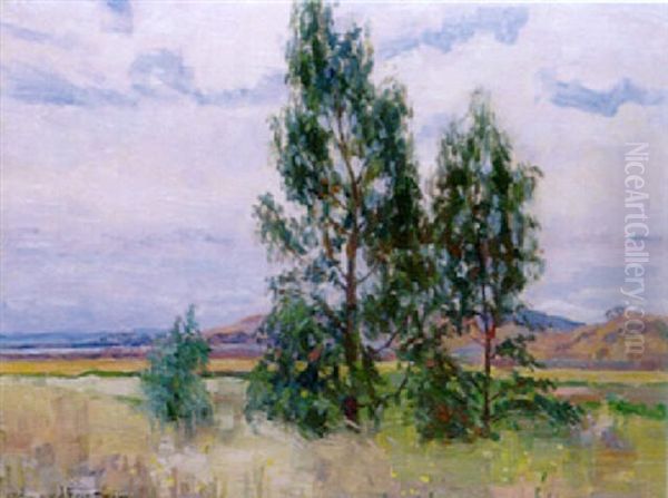 Landscape, Queensland Oil Painting by Claus Edward Fristrom