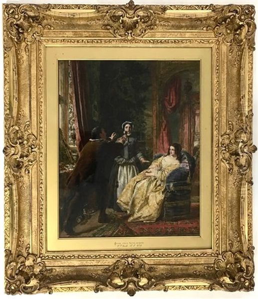 Scene From Kenilworth Oil Painting by William Powell Frith