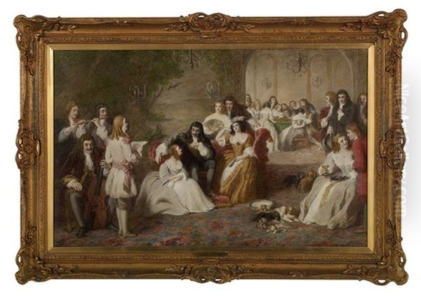 The Last Sunday Of Charles Ii by William Powell Frith