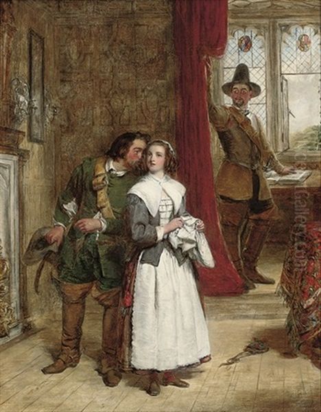 The Puritian's Daughter Oil Painting by William Powell Frith