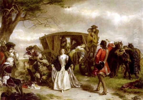 The Ambush Oil Painting by William Powell Frith