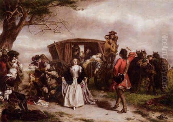 The Ambush Oil Painting by William Powell Frith