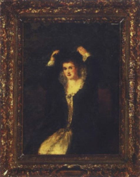 Beatrice Oil Painting by William Powell Frith