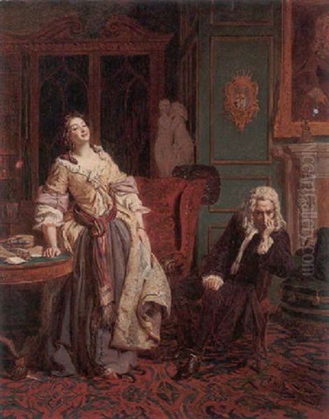 The Rejected Poet Oil Painting by William Powell Frith