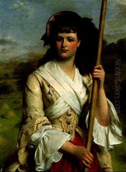 Polly Peachum Oil Painting by William Powell Frith