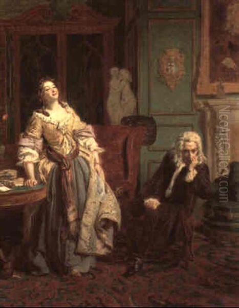 The Rejected Poet Oil Painting by William Powell Frith