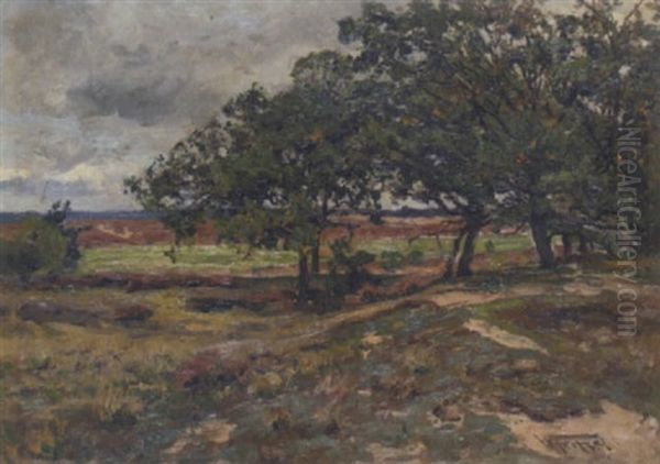 Sommerlandschaft Oil Painting by Wilhelm Fritzel