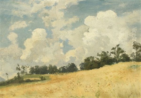 Kornfeld Oil Painting by Otto Froelicher