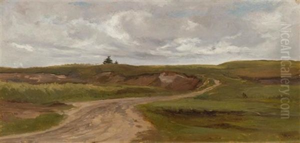 Landschaft In Der Umgebung Von Munchen Oil Painting by Otto Froelicher